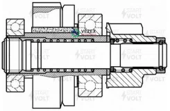 ������ �������� (�������) ��� �/� Toyota Land Cruiser Prado J120 (02-) 4.0i (VCS 1916) Startvolt VCS1916 VCS1916 ����