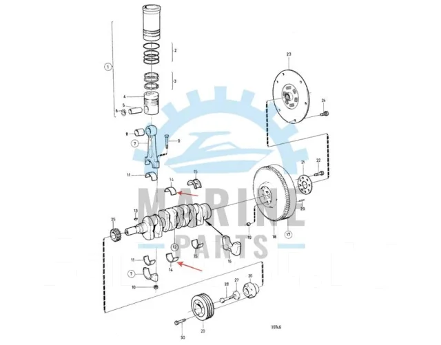 �������� �������� AD 31-41 (0,25) �������� �� ���� ����� Volvo Penta 876516 ����