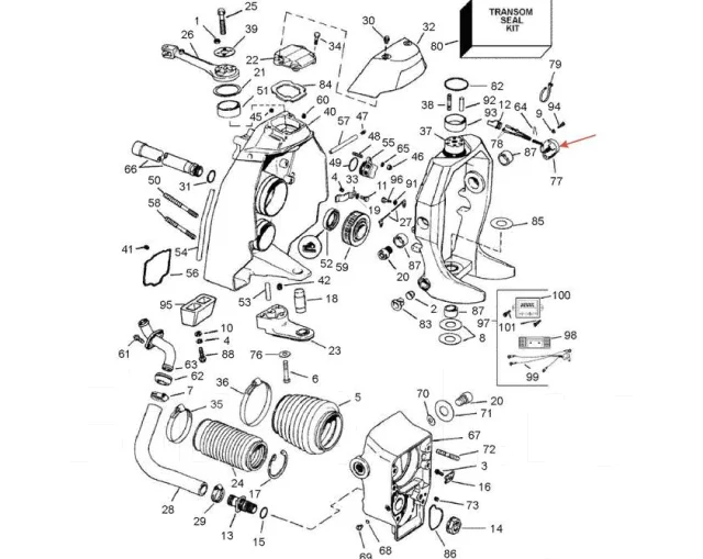 ������ ����� 3� ������ SX,TSKs Volvo Penta 3849411 ������. ����