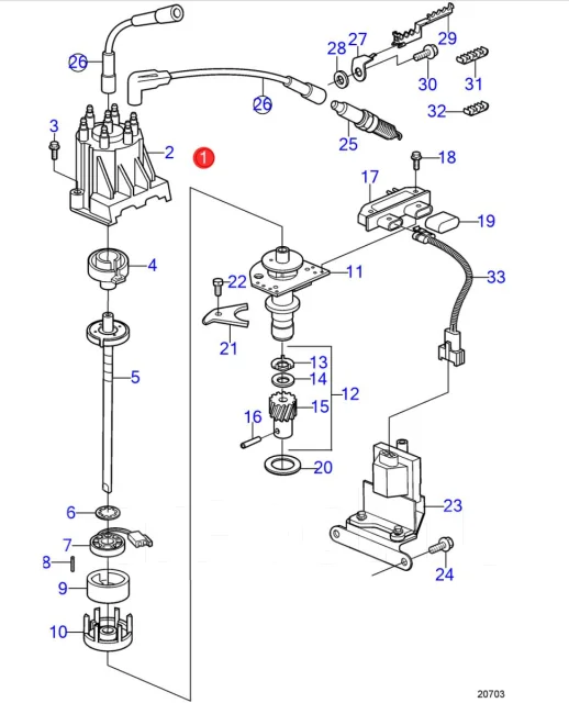 �������� Volvo Penta 3854312 Mercruiser 807964A1.4.3 GL V6 ������. ����