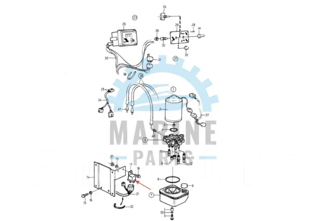 ���� ����� (������������) ��� Volvo Penta 854357 ����