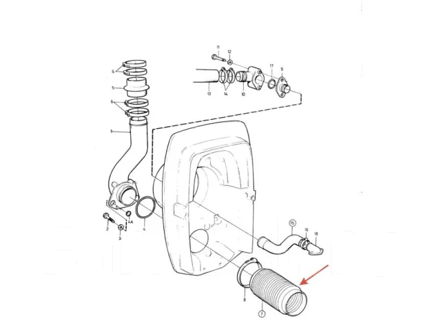 ����� (�������) ������� 280,290, SP, DP Volvo Penta 876631 ����