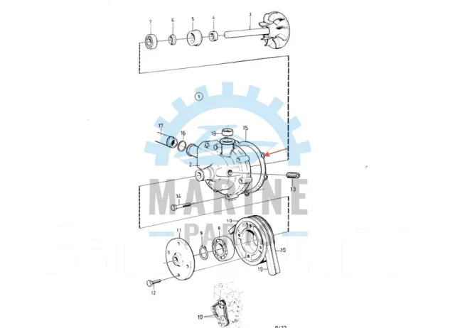 ��������� ����� ����������� ������� ��� Volvo Penta 859027 ����