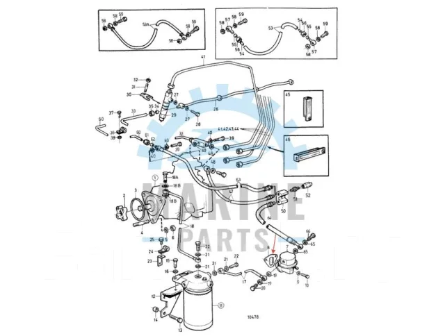 ��������� ��������������������� ������ ��� Volvo Penta 3501530 ����