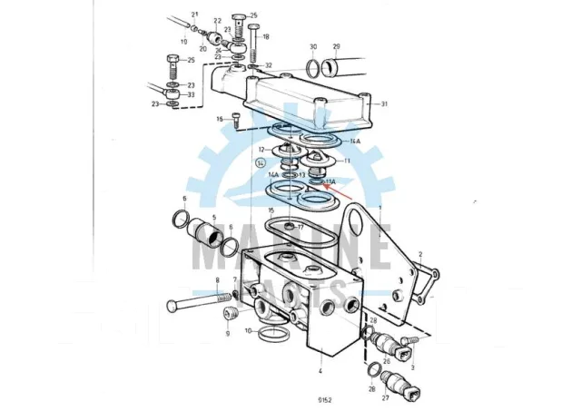 ��������� ���������� ��� Volvo Penta 416033, 7416033 ����