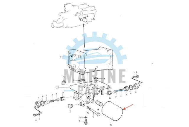 ������ �������� 471034 ��� Volvo Penta AD41 �������� ����