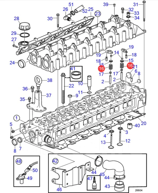 ������� ������� Volvo Penta D4/D6 3581889 ����