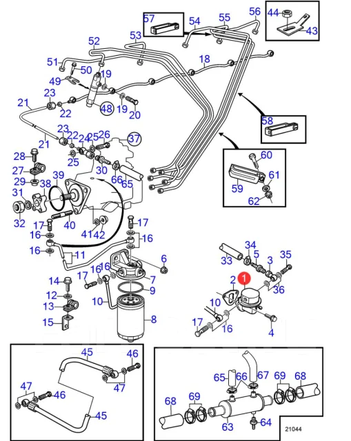 ����� �������������������� AD31/41,KAD32/42,43,44,300 Volvo Penta 3582310 ����