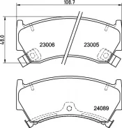 ��������� ������� �������� 431 (PF2356/NP2007/GP01202) Nisshihbo NP2007 ����