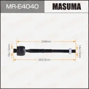 ������� ���� Masuma BMW 3-Series (E90), X1 (E84) 04-15 MR-E4040 32216762243 ����