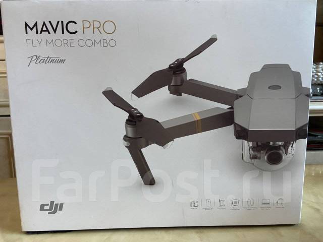 Квадрокоптер DJI Mavic Pro Platinum Fly More Combo, с камерой, б/у, в ...