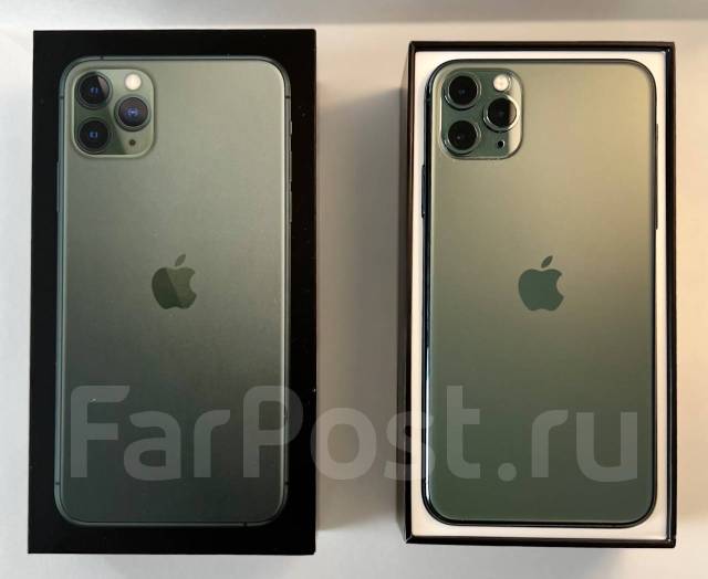 Apple iPhone 11 Pro Max, 256 гб, 6.50", моноблок, зеленый, 3G, 4G LTE ...