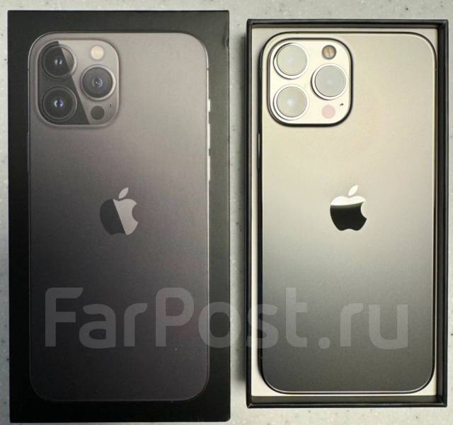 iPhone 13 Pro Max 256Gb Graphite, 6.70", моноблок, серый, 5G, б/у, в ...