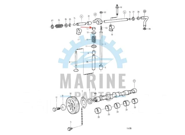 ������ ������� ��� Volvo Penta 1677875 ����