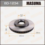 ���� ��������� Masuma, BD-1234, 2 �� � ��������. �������� 24 ������ ��� 50 000 �� ������� Masuma BD-1234 BD1234 ����