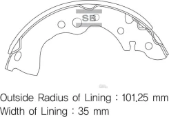 ������� ��������� Nissan Almera Classic 06-12, Sunny 98-04, Primera (P10, P11) ���������� Sangsin Br Sangsin Brake SA131 SA131 ����