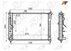 �������� Chevrolet Captiva 06-15 / Opel Antara 06-15 SGCH0004 ����