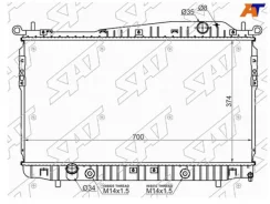 �������� Chevrolet Epica 06-13 / Evanda 04-06 DW00021 ����