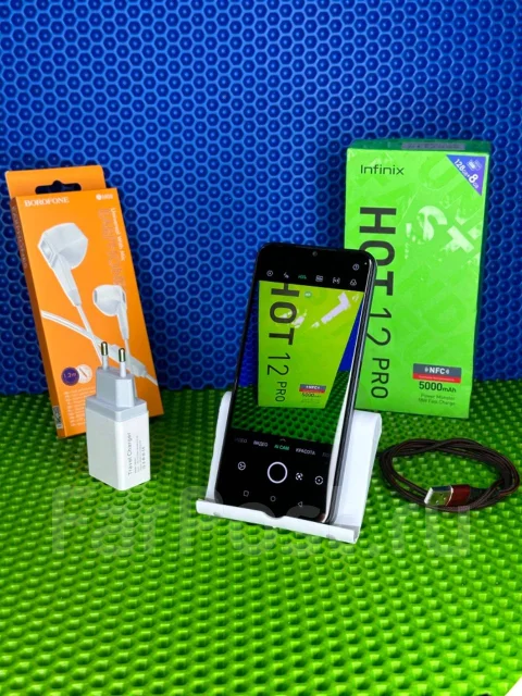 Infinix HOT 12 Pro. �/�, 128 ��, ������, 4G LTE, Dual-SIM, NFC ����