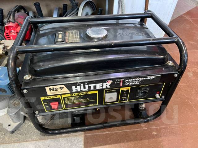 Портативный бензогенератор Huter DY4000L, б/у, в наличии. Цена: 18 000 ...