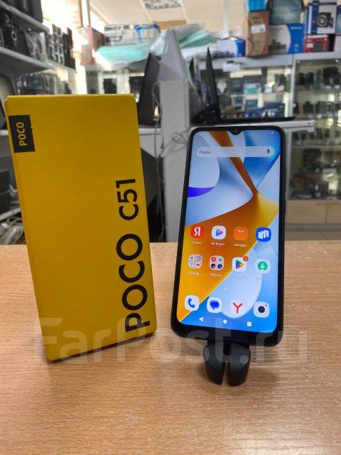 Смартфон POCO C51 (6.5" 2/64GB 13МП 5000mAh), 64 гб, 6.52", моноблок ...