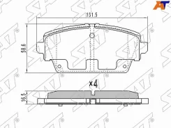 ������� ��������� ����� Nissan Almera TINO V10/Primera P12/Honda Accor ST-41060-AV126 ����