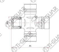 ���������� TI-GUAR /Toyota Corona Crown Hilux Hiace Toyoace Dyna 1980-1990; 26,5*81; TG-CJCS050; GUT12 0437130010 ST0437125010 Tiguar TG-CJCS050 TGCJC...