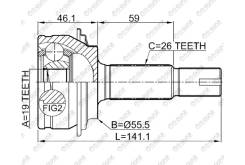   / / /TI-GUAR  Toyota Vitz 2005-2008 Belta Yaris 2005-2007; 19*55.6*26; TG-95107; (TO-107) 4341052180 4342052180 4347059795...