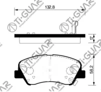 ��������� ������� �������� /�������� �������� 4�� /TI-GUAR ��� Hyundai Solaris I30/40 2010-2020, KIA CEED 2012-2018, RIO 2011-2020 TG-0537 PN0537 5810...
