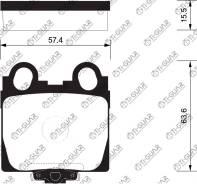 ��������� ������� �������� /������ �������� 4�� /TI-GUAR ��� Toyota Altezza 1999-2005 Mark II 2000- Crown 1999- Progress TG-489 PF1421 TG-489C HN421 D...