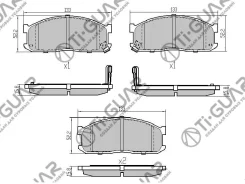 ��������� ������� �������� /�������� �������� 4�� /TI-GUAR ��� Nissan Terrano D21, Vanette C22 1989-1999 TG-5211 S08349280B SE963328ZA S09149280 Tigua...
