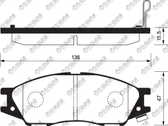 ��������� ������� �������� /�������� �������� 4�� /TI-GUAR ��� Nissan March K11 /Y11 1992-2002, CUBE �Z10 /ANZ 1999-2002, Sunny B15 PN2435 TG614 41060...