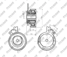 �������� ����� ��� /TI-GUAR ��� Daewoo Nexia 1995-1997 Kalos 2002-2008 Lanos 2006- Chevrolet Aveo 2006-2011 Opel Astra F Corsa B 19932000 Vectra; 59*1...