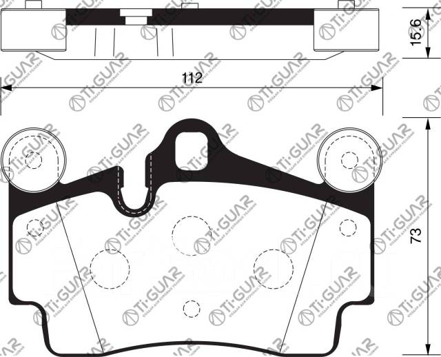    / TI-GUAR  Volkswagen Touareg 2002-, AUDI Q7 2006-, Porsche Cayenne -2010 Ti-Guar TG-0347 TG0347 