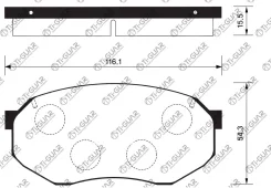 ��������� ������� �������� /�������� �������� 4�� /TI-GUAR ��� Toyota MARK II, Chaser, Cresta GX81 1988-1992; TG-1246 PN1246 0446504040 0446522040 TG1...