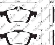   /  / /TI-GUAR  Mazda 3 2003- Axela BK#P Premacy CR#W 2005- Ford Focus 2004-; TG-2702; (PN2702 TG2702C MN456) BPY...