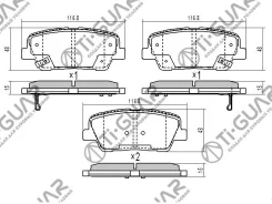 ��������� ������� �������� /������ �������� 4�� /TI-GUAR ��� Hyundai Santa FE 2012-2015; PN0415 TG-3499 583020WA00 TG3499 ����