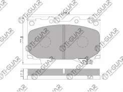 ��������� ������� /�������� �������� 4�� /������������ /TI-GUAR ��� Toyota Land Cruiser 1998-2004 10# 7#; TG-498 PF1411 GP02177 TG-498C PN1411 0446560...