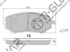 ��������� ������� �������� /�������� �������� 4�� /TI-GUAR ��� Mazda CX-7, CX-9 2006-2015; Mazda 8 2010-; Mazda MPV 2002-2006; PN5814 TG-5376 EHY42643...