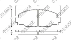 ��������� ������� �������� /�������� �������� 4�� /TI-GUAR ��� Toyota DYNA 150, Toyoace G15 1995- TG-5550 PN1212 0446525010 Tiguar TG5550 TG5550 ����