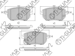 ��������� ������� �������� /�������� �������� 4�� /TI-GUAR ��� Nissan Primera 11E 1996-, Maxima A34 2003-2008 TG-605 /PN2901 41060-1AA0A Tiguar TG605...