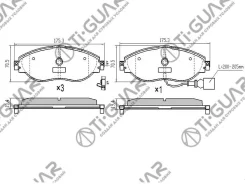 ��������� ������� �������� /�������� 4�� /TI-GUAR ��� AUDI A3 2013-2016, Skoda Octavia 2013-2024, Superb 2015-202,4 Volkswagen Passat CC 2008-2012, GO...