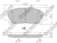 ��������� ������� /�������� �������� 4�� /������������ /TI-GUAR ��� Toyota Avensis 1997-2003 Caldina 1997-2002 220 215G; TG-263C BP21362 0446512160 GD...