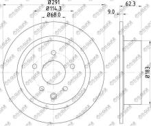 ���� ��������� /������ /TI-GUAR ��� Nissan Juke 2010- Qashqai 2007-2013 Serena 2005-2010 Teana 2003-2014 291/9�� TG-43206-9W000 ST432069W000 RN1302 K0...