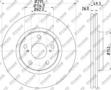   / /TI-GUAR  Toyota Auris 06-2018 Avensis 2008- Corolla Verso 2009-; D=295; T=26; TG-435120F030; (ST435120F030 RN1471 ) 4...