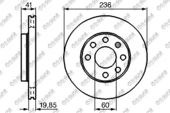���� ��������� /�������� /TI-GUAR ��� Chevrolet AVEO 2003-2013, Spark 2010, Lanos 1997-, Daewoo Kalos 2002-; 236/19,85��; TG-96471274; 19347611 965746...