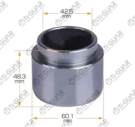������� �������� /�������� TI-GUAR /Mitsubishi Pajero Montero V20-V40 Galant 1987-2006 L200 1996-2007; TG-BRP0104; D025387 P604802 0476EAF Tiguar TG-B...