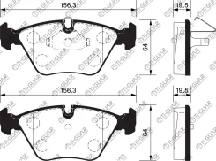 ��������� ������� �������� /�������� �������� 4�� /TI-GUAR ��� BMW X3 E83 2004-2007, X3 2004-2010, E46 2000-2007 PN0027 TG-0027 34111163387 Tiguar TG0...