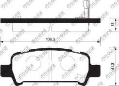 ��������� ������� /������ �������� 4�� /������������ /TI-GUAR ��� Subaru Forester 2000-2003, Impreza 1999-2008, Legacy 1998-2009; TG-0475C PN7415 2629...