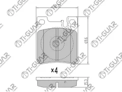 ��������� ������� �������� /������ �������� 4�� /TI-GUAR ��� Mercedes W202 W203 S203 W210 W220 W124 CL203 TG-1123 0034204820 PN0030W 5143633AA Tiguar...